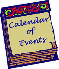 Calendar of Events - January