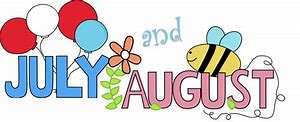 July  August